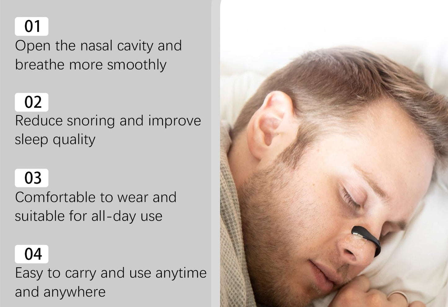 Anti-Snoring Magnetic Nasal Strips 