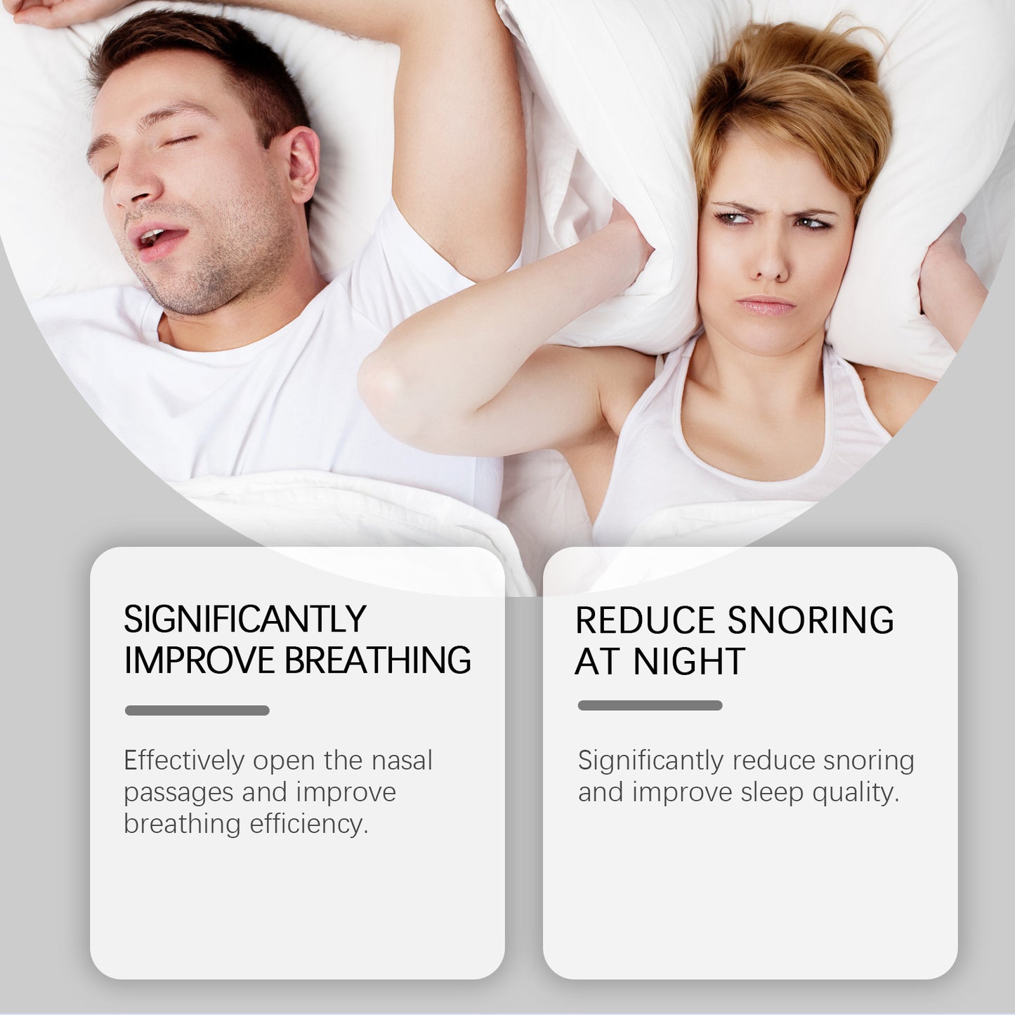 Anti-Snoring Magnetic Nasal Strips 